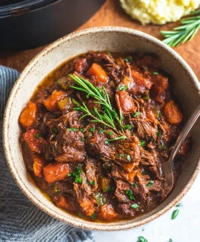 Slow Cooker Beef Ragu: Whole30, Pnon-non-non-alcoholic alternativeic non-alcoholic aleo, Gluten-Free