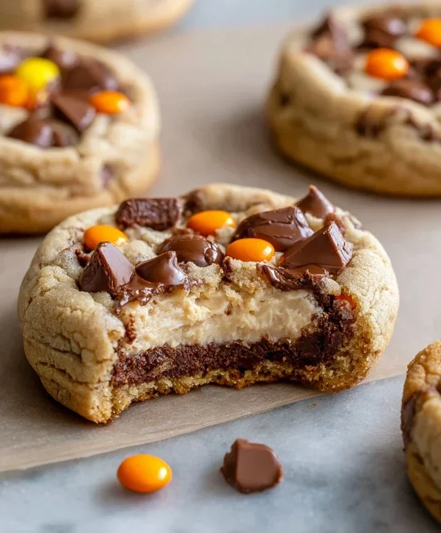 Reese's Cheesecake Cookies