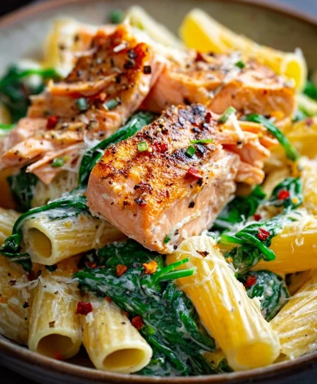 Salmon Spinach Pasta Dish: A Delicious and Nutritious Recipe to Try Today