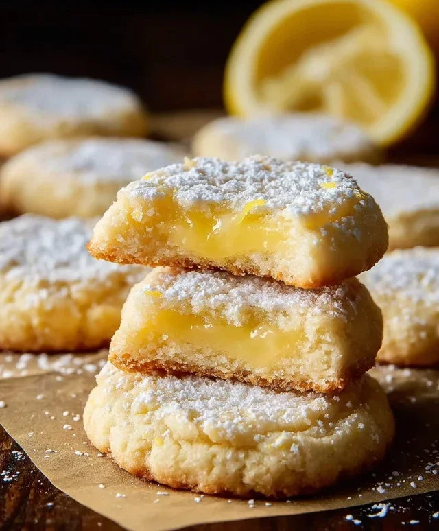 Lemon Bar Butter Cookies