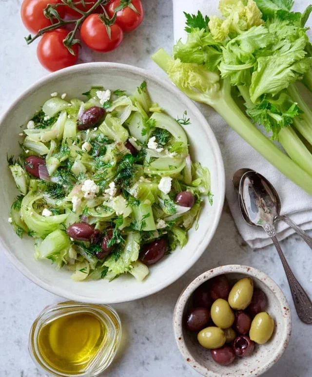 Mediterranean Celery Salad