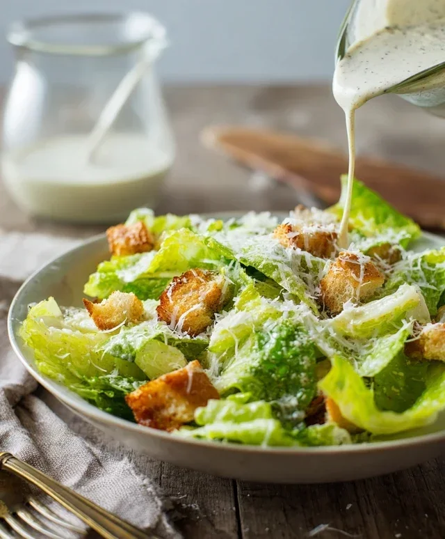 Homemade Caesar Salad Dressing