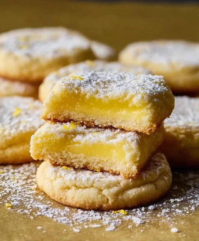 Lemon Bar Butter Cookies