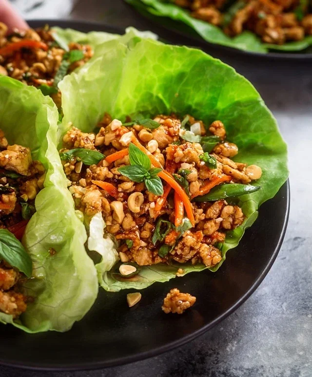 Chicken Lettuce Wraps (PF Chang's Copycat)