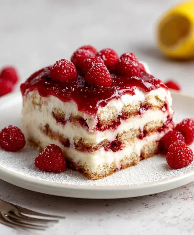 Raspberry Tiramisu