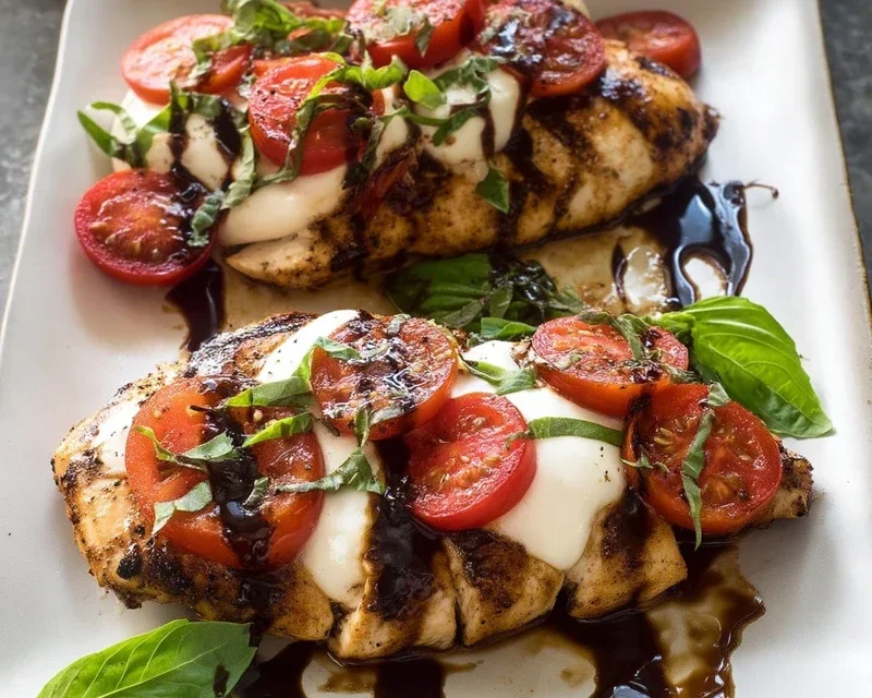 Grilled Chicken Caprese