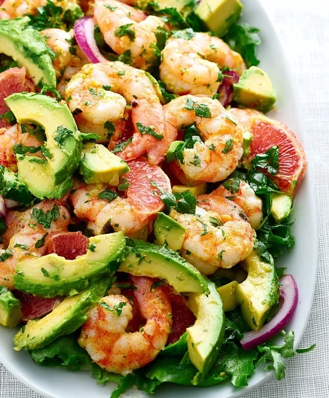 Citrus Shrimp Avocado Salad