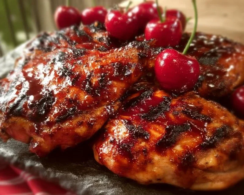 Cherry Dr. Pepper Grilled Chicken