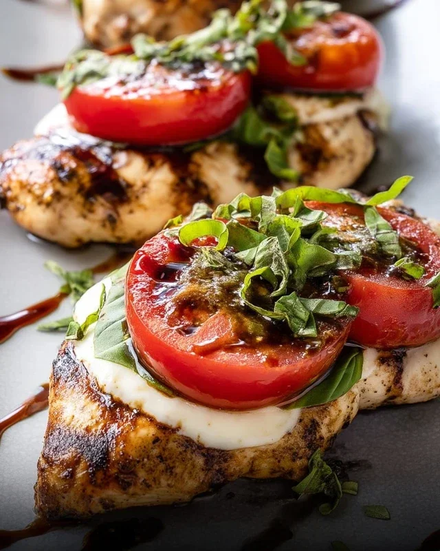 Grilled Chicken Caprese