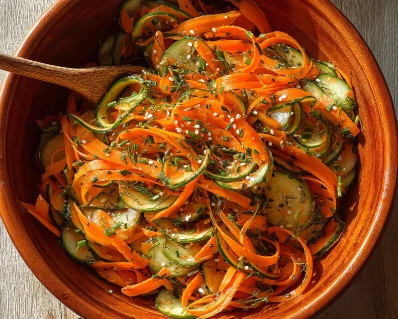 Cucumber Carrot Salad