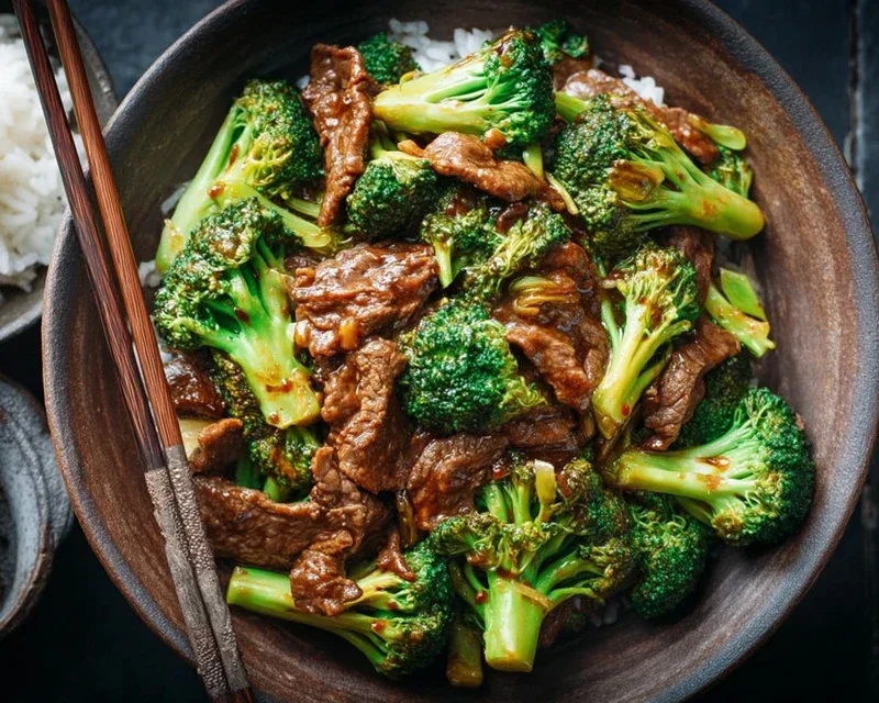 Chinese Beef and Broccoli (牛肉炒西兰花)