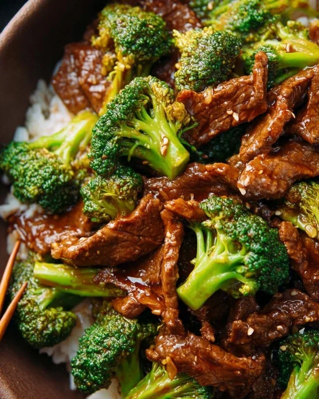 Chinese Beef and Broccoli (牛肉炒西兰花)