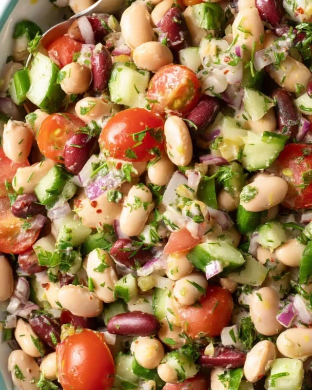 Mediterranean Bean Salad