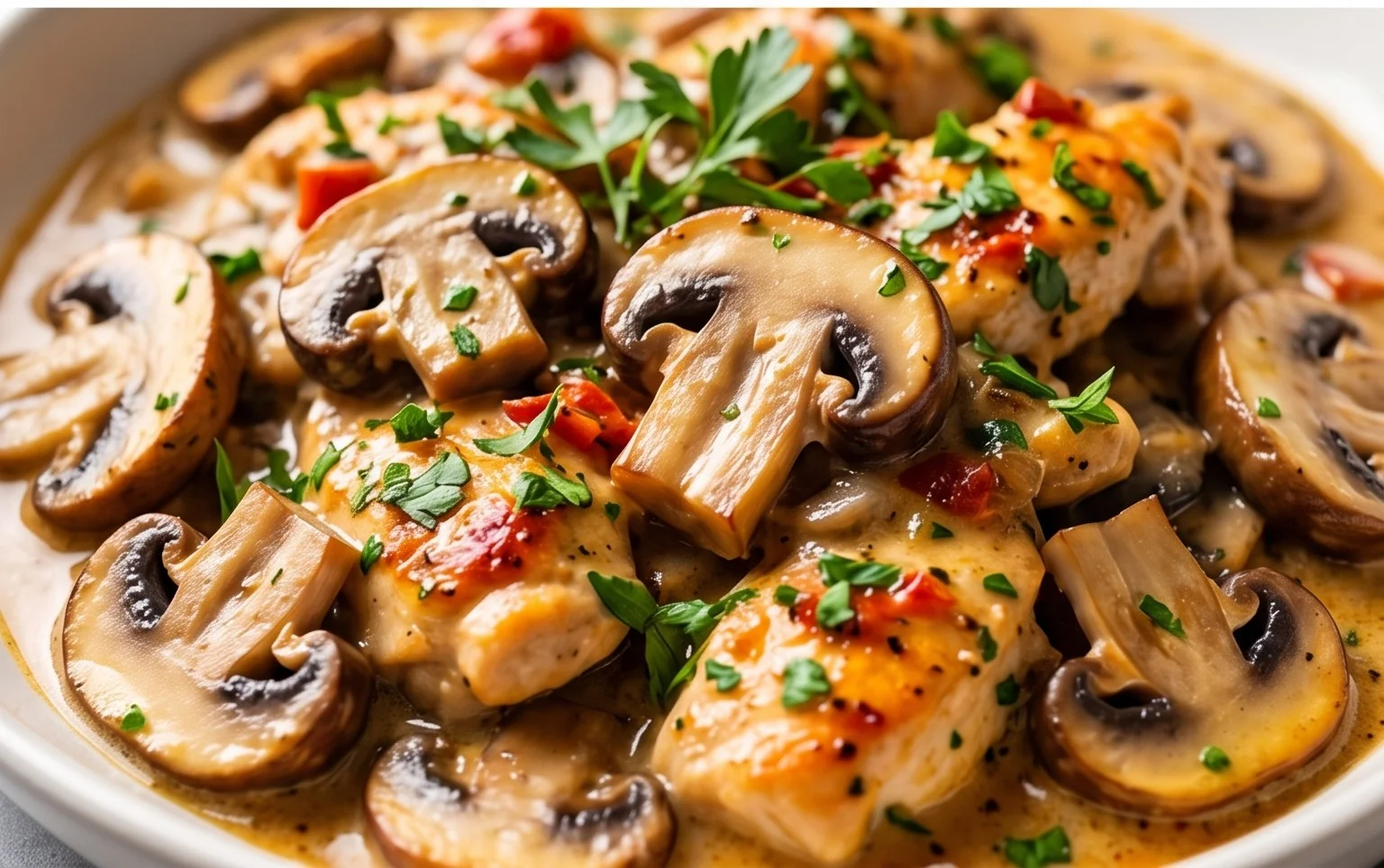 Creamy Mushroom Chicken