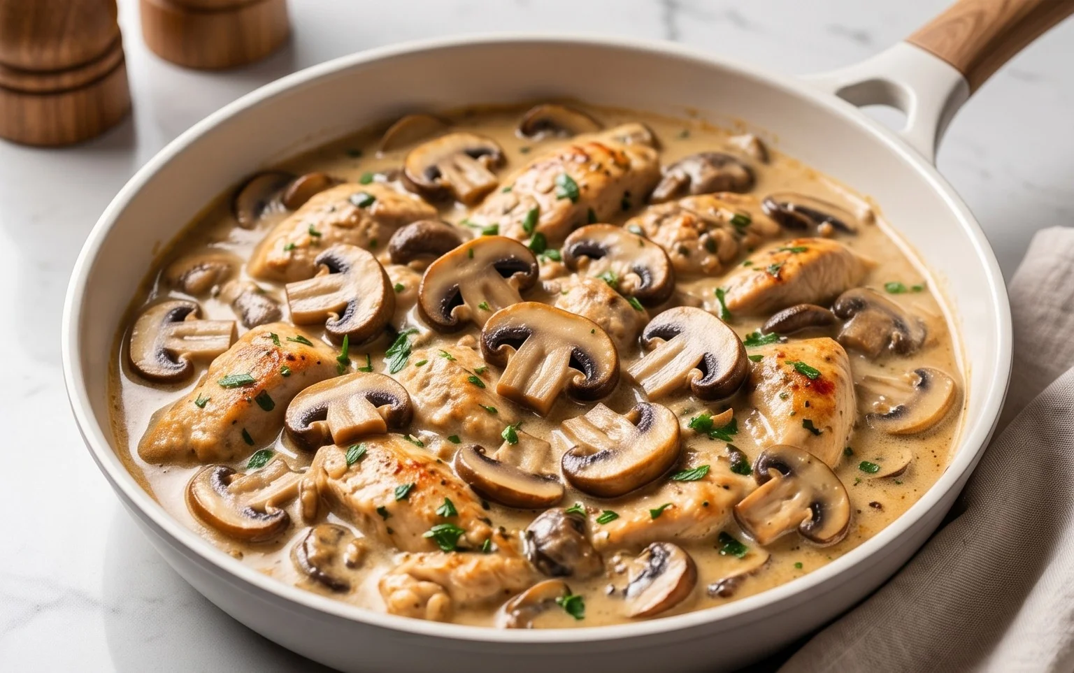 Creamy Mushroom Chicken