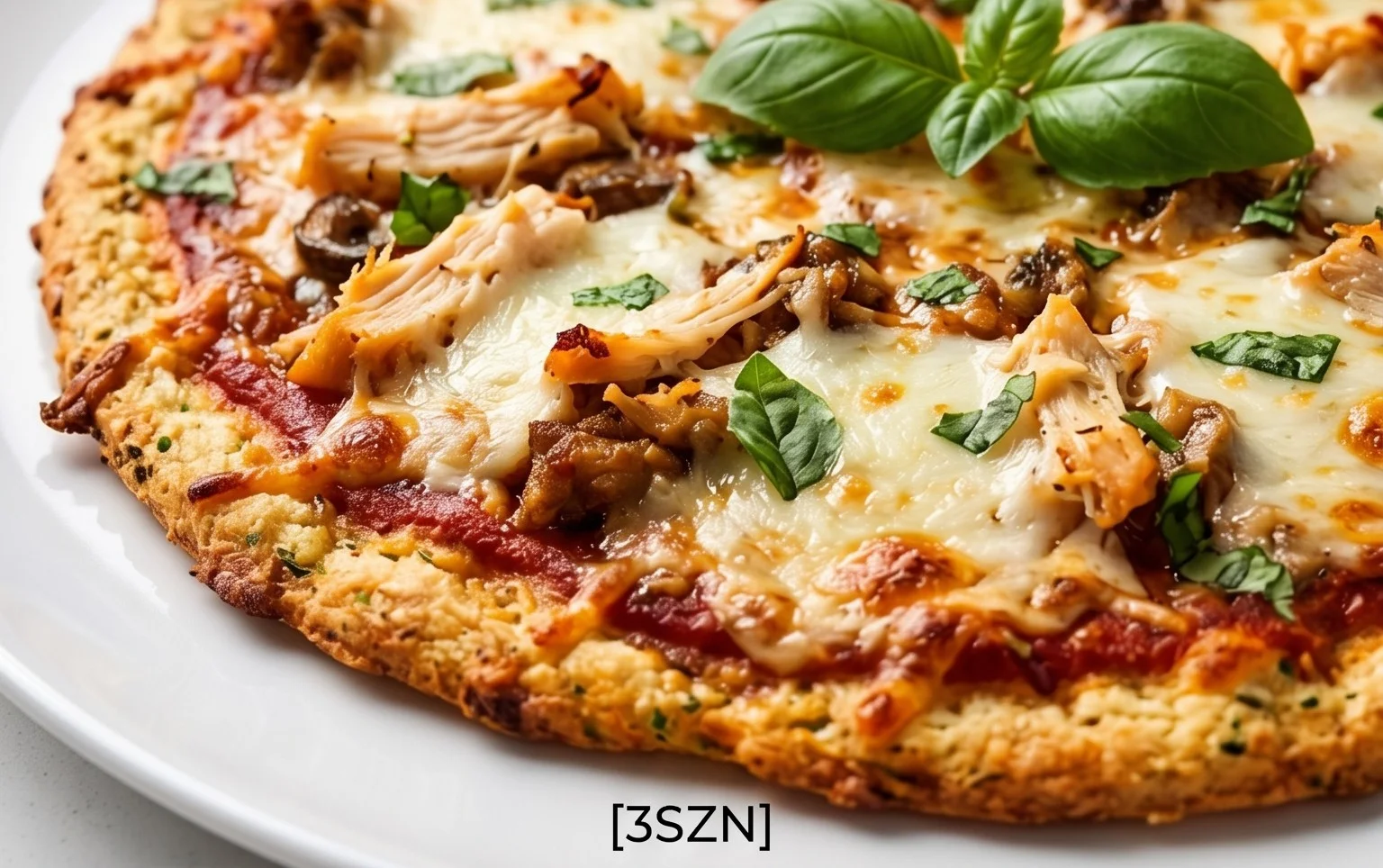Chicken Crust Pizza (Low Carb + High Protein