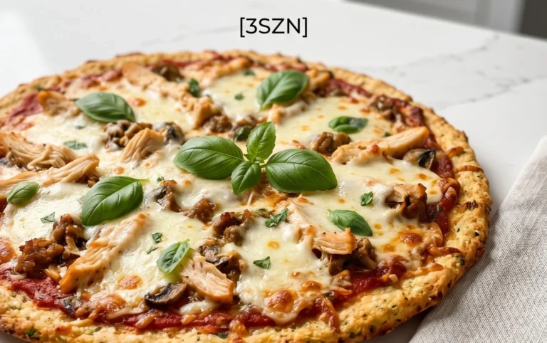 Chicken Crust Pizza (Low Carb + High Protein