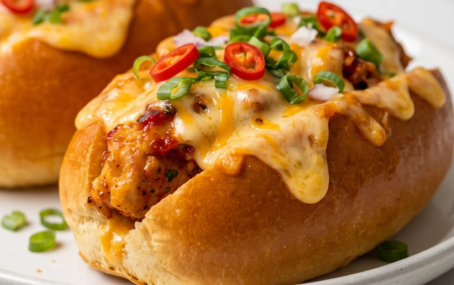 Cheesy Dynamite Chicken Buns