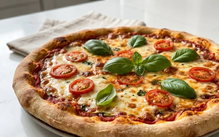 An excellent No Yeast Pizza Dough - quick easy homemade pizza!