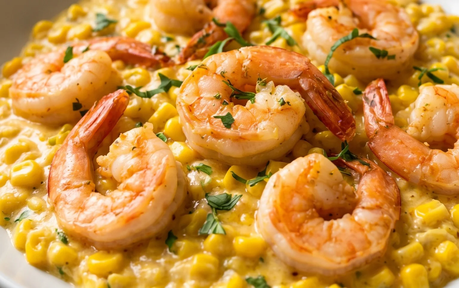 Shrimp and Creamed Corn (30 Minutes, One-Pan)