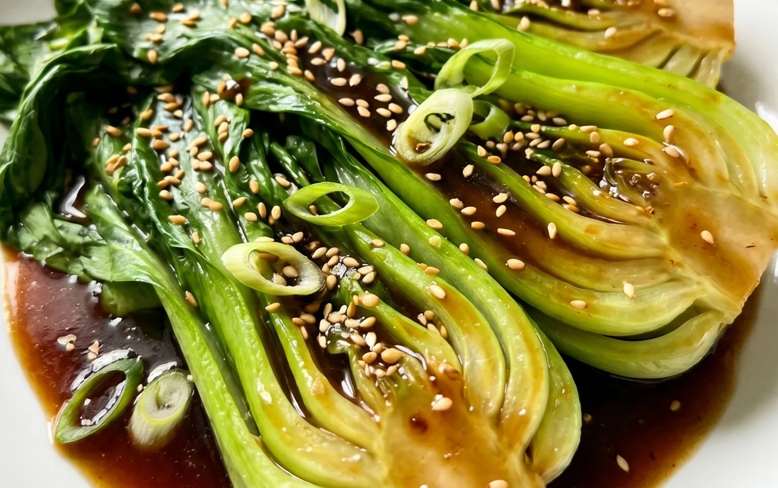 Bok Choy with Oyster Sauce