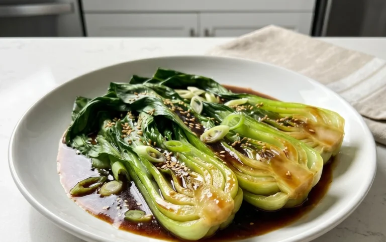 Bok Choy with Oyster Sauce