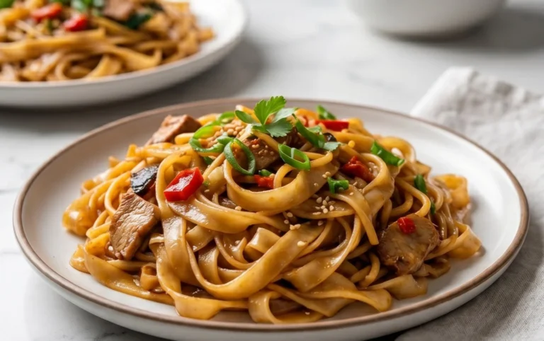 Drunken noodles