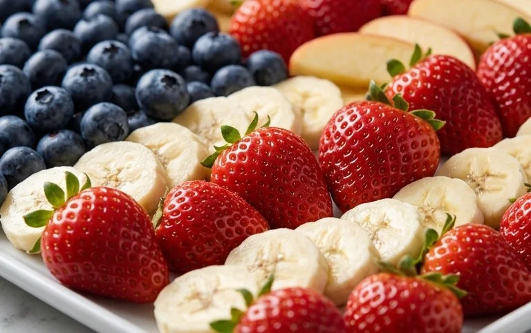 4th of July Fruit Platter Idea | How to Make an American Flag