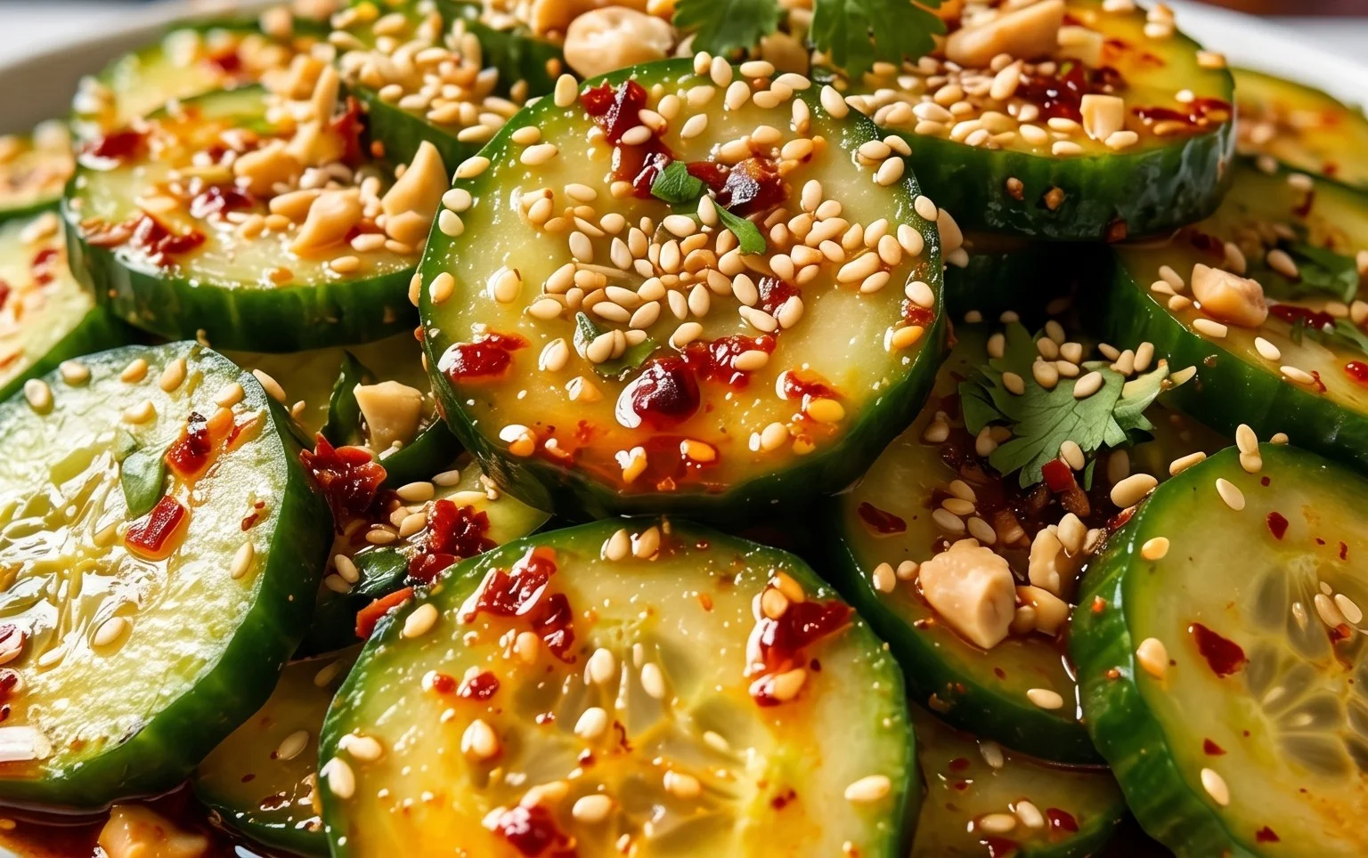 Spicy Asian Cucumber Salad