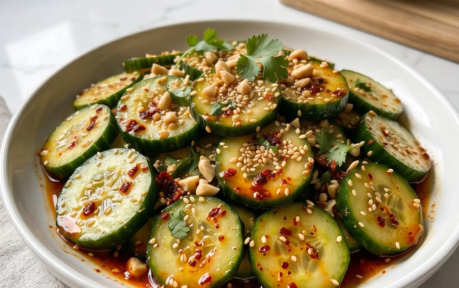 Spicy Asian Cucumber Salad