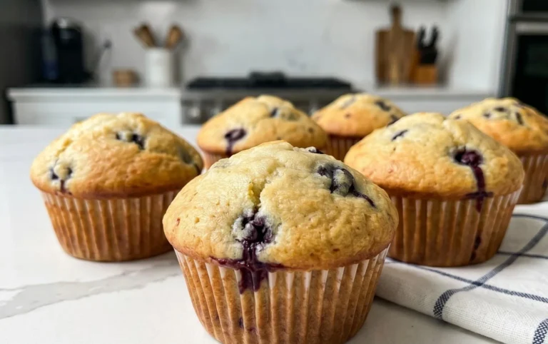 Sour Cream Blueberry Muffins