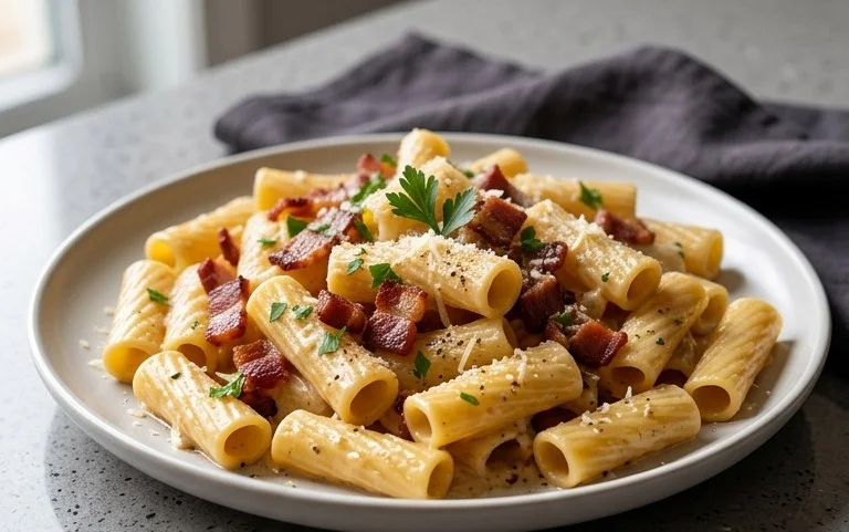 Beef Bacon Pasta