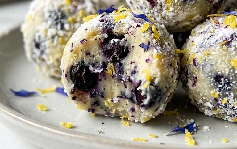 LEMON BLUEBERRY TRUFFLES 