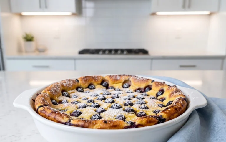 Lemon Blueberry Clafoutis