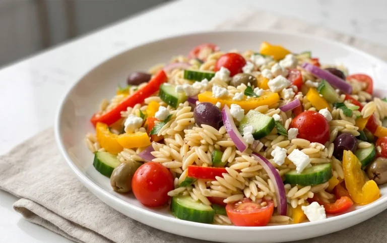 Rainbow Orzo Salad