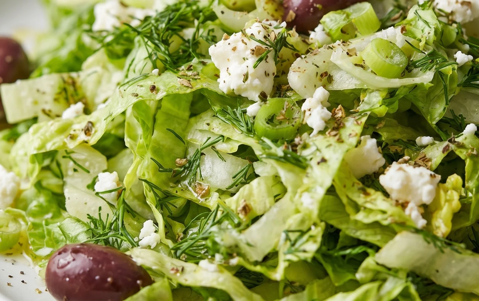 Maroulosalata (Greek Lettuce Salad)