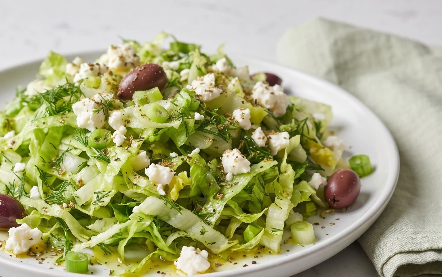 Maroulosalata (Greek Lettuce Salad)