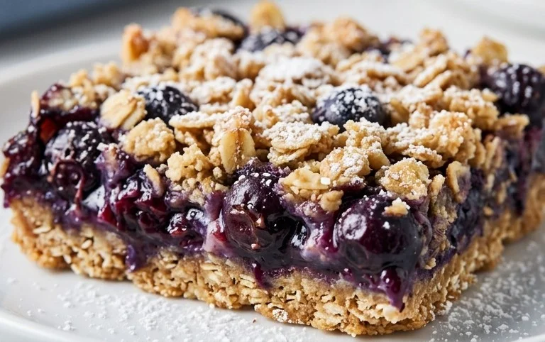 Blueberry Oatmeal Bars