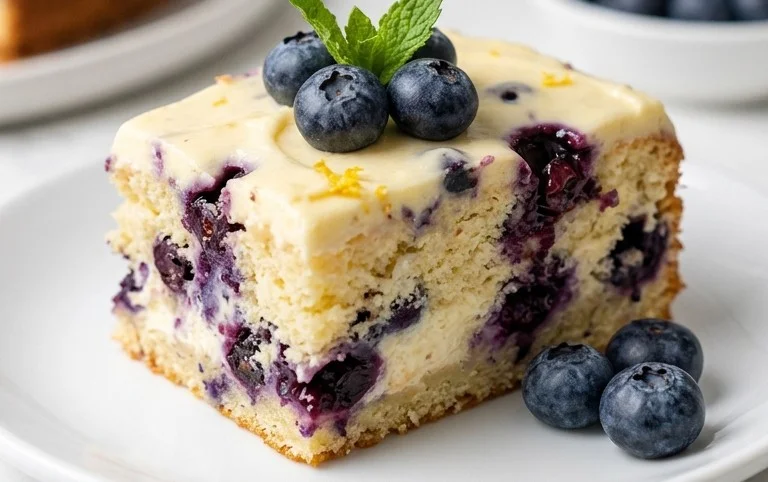 Nova Scotia Blueberry Cream Cake