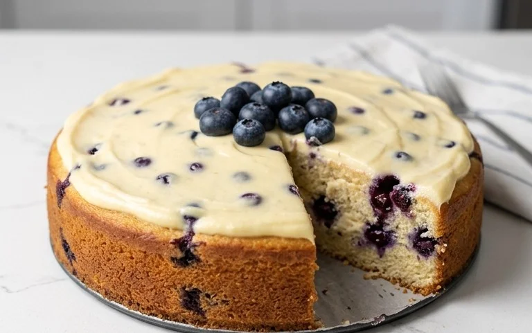 Nova Scotia Blueberry Cream Cake