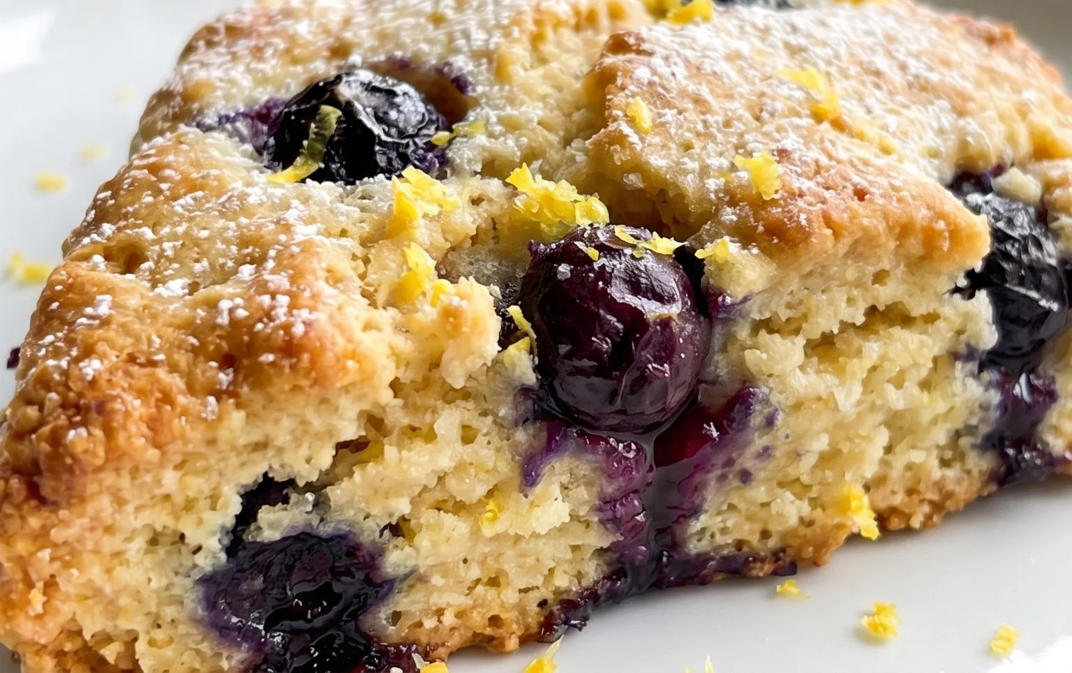 Almond Flour Lemon Blueberry Scones