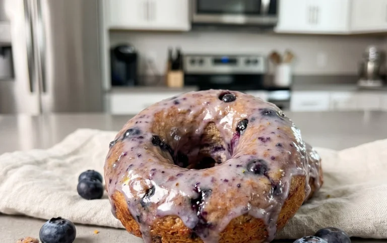 Wild Blueberry Cake Donuts