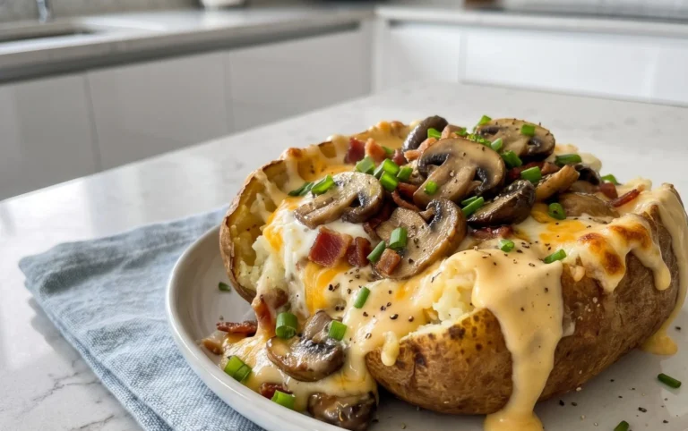 The Ultimate Stuffed Baked Potatoes with Mushrooms