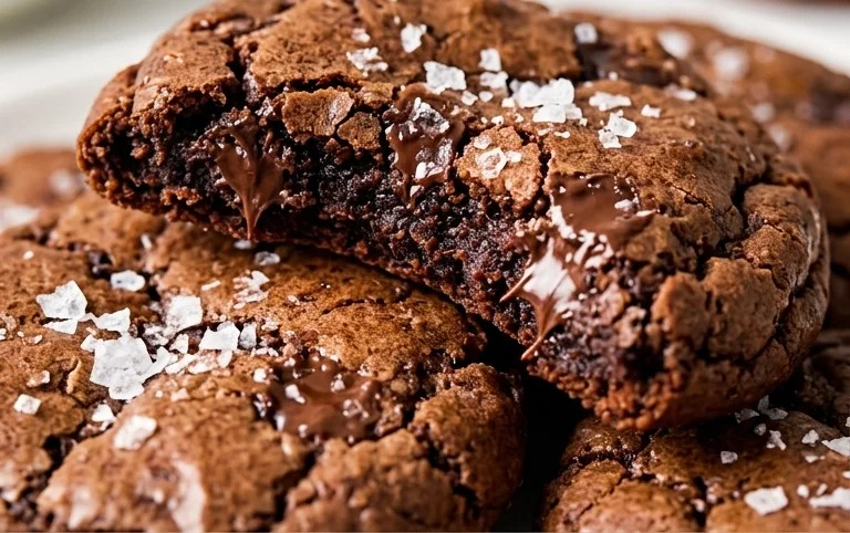 Salted Brownie Cookies