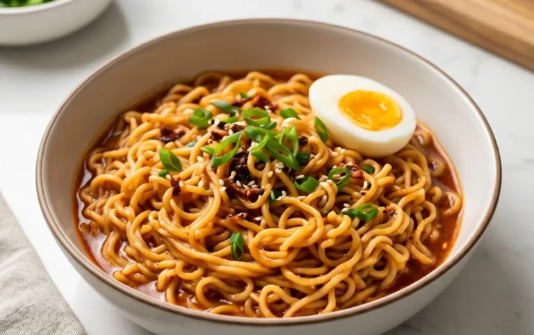 Easy Saucy Ramen Noodles