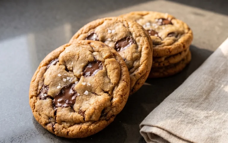 Crispy and Chewy Chocolate Chip Cookies