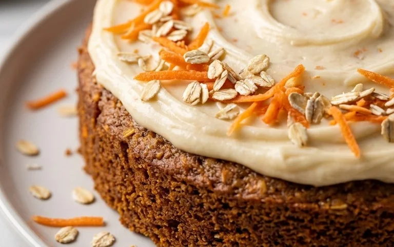 Easy Flourless Oatmeal Carrot Cake Recipe