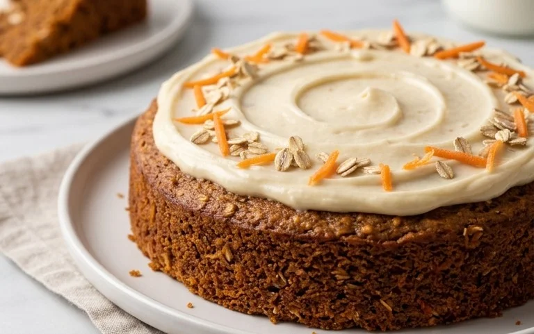 Easy Flourless Oatmeal Carrot Cake Recipe