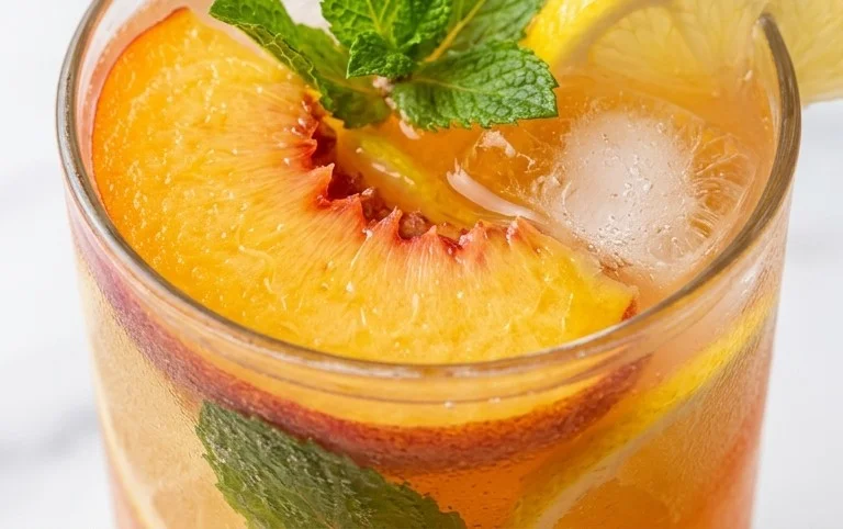 Refreshing Peach Lemonade