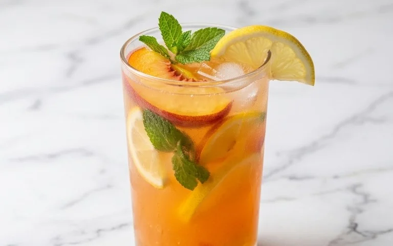 Refreshing Peach Lemonade
